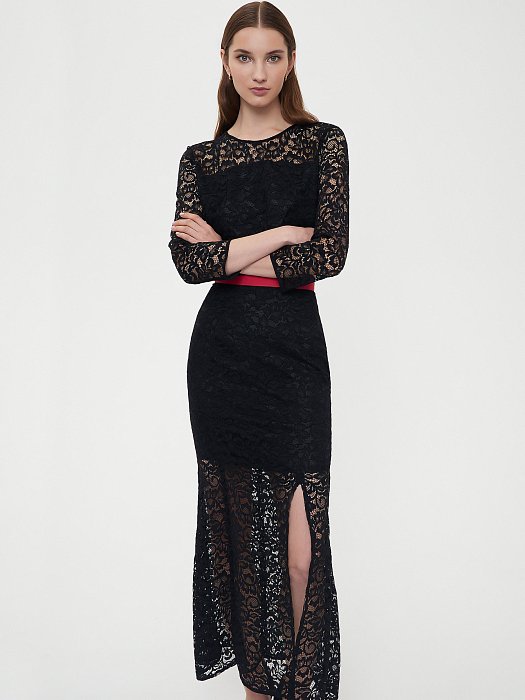 Кружевной костюм из юбка и топа: фото №2