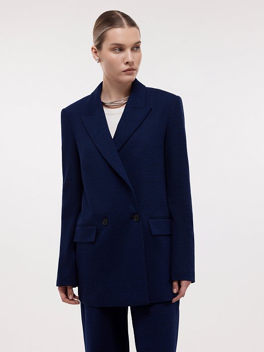 Жакет из трикотажа: фото №2