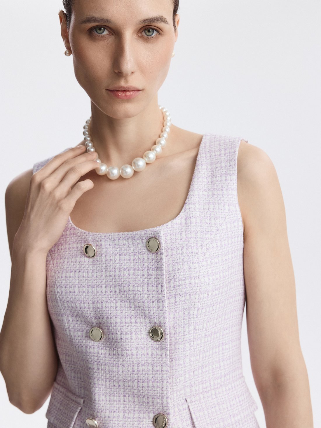 Жилет из твида: фото №1