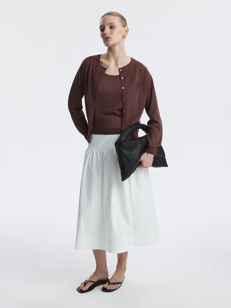 Кардиган с топом из вискозы