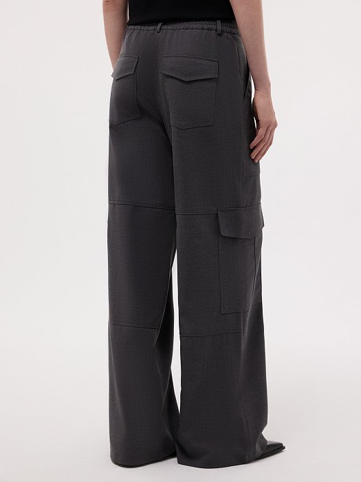 Брюки-карго с патами: фото №3