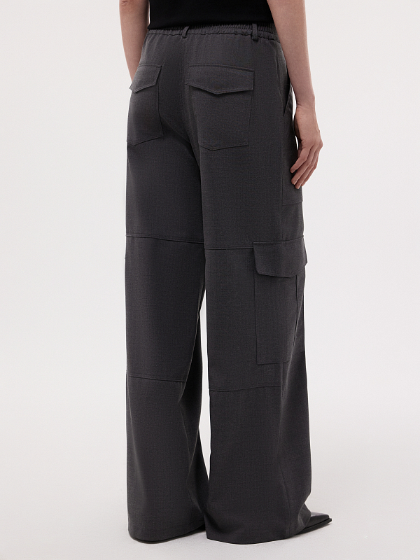 Брюки-карго с патами