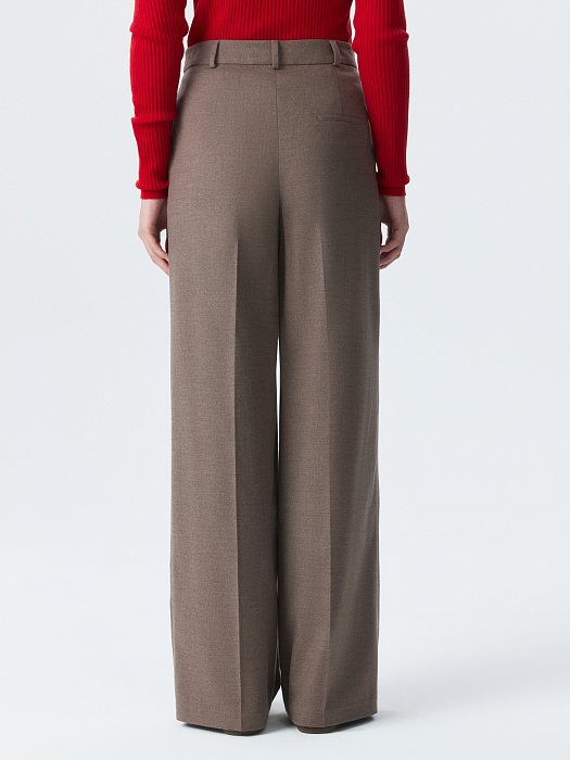 Широкие брюки из фланели: фото №5