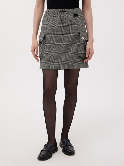 Юбка-карго с шерстью: фото №3