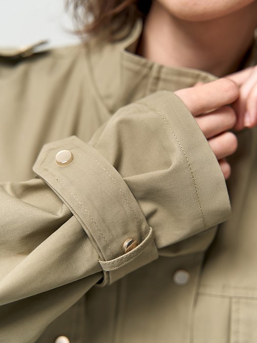 Укороченная куртка оверсайз: фото №4