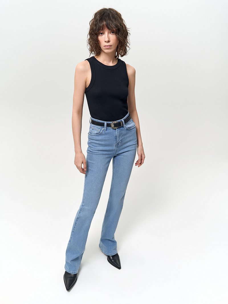 Джинсы-клеш