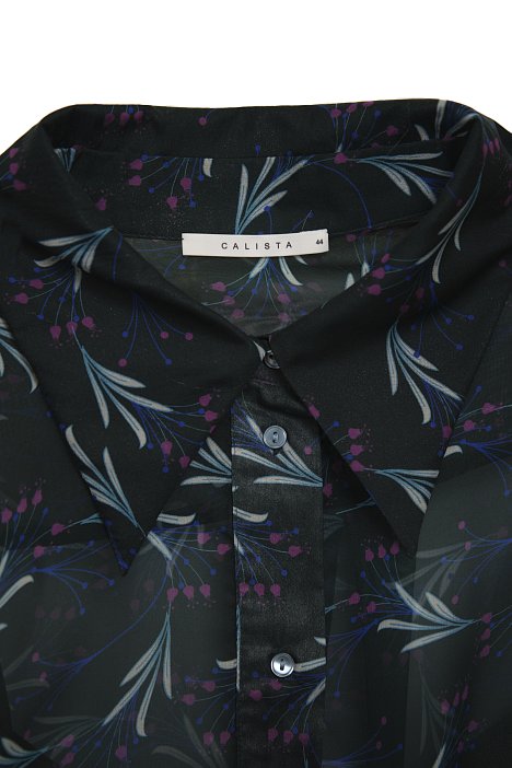 Блуза из шифона с принтом: фото №10