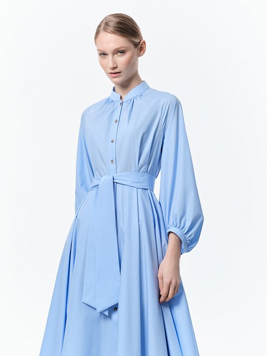 Платье-рубашка с поясом: фото №3