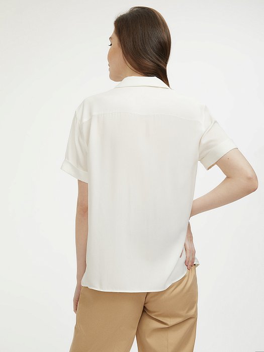 Блуза с отложным воротником: фото №4