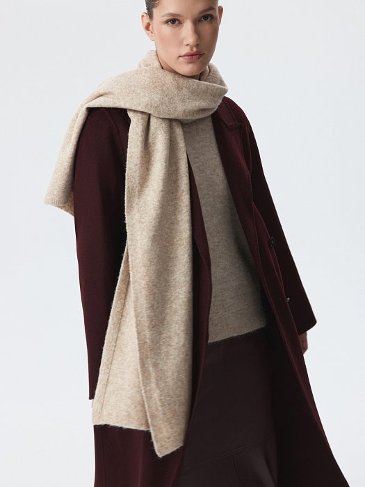 Длинное пальто с шерстью (Р158): фото №2