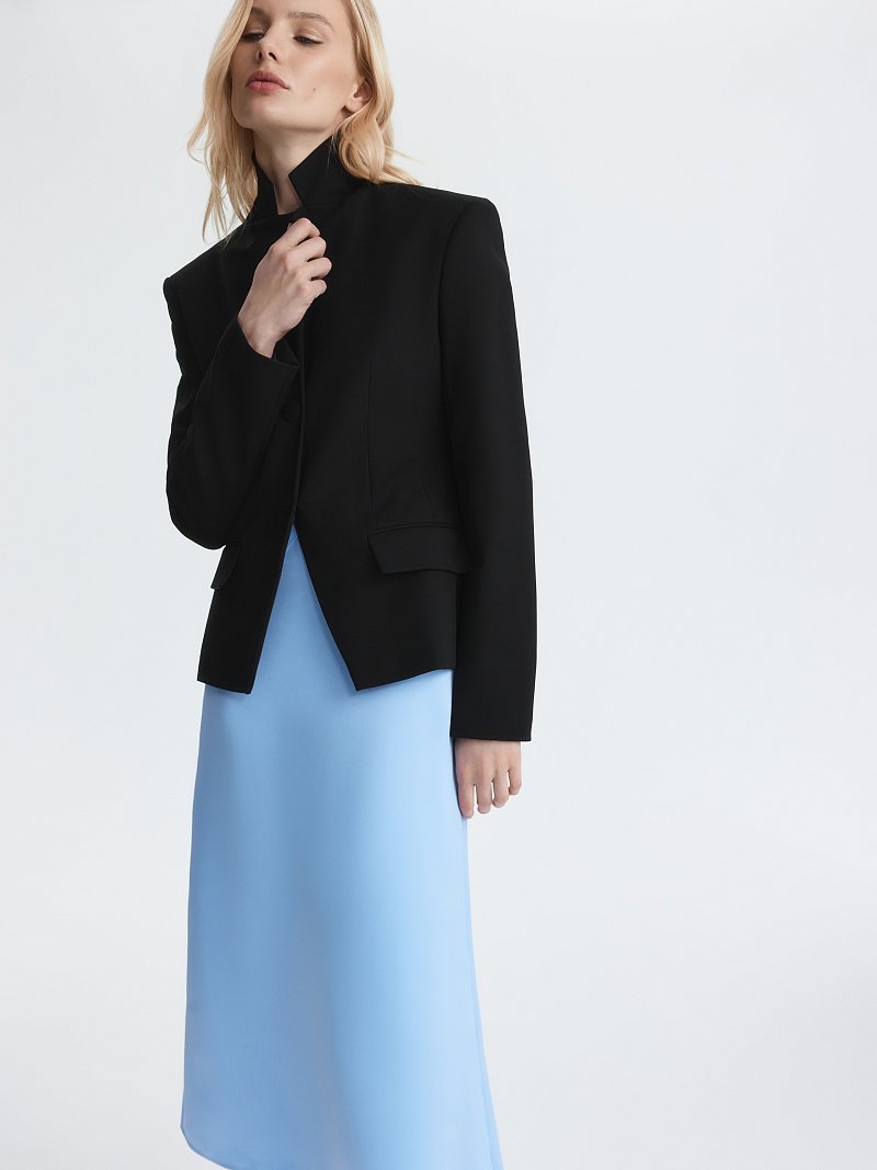 Юбка-миди из сатина