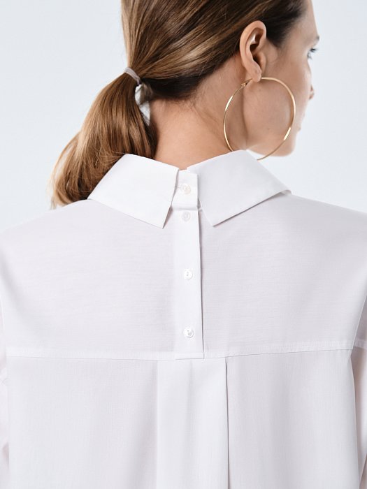 Рубашка с декоративной кокеткой: фото №6