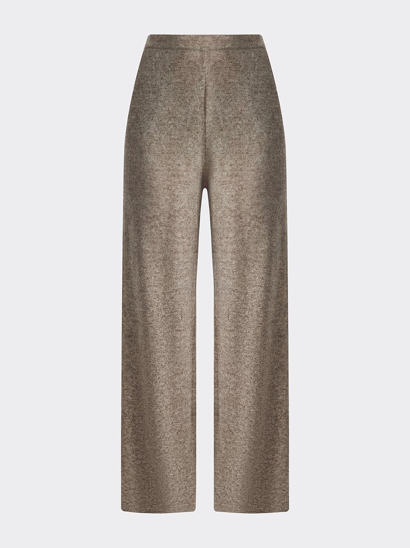 Трикотажные брюки со льном