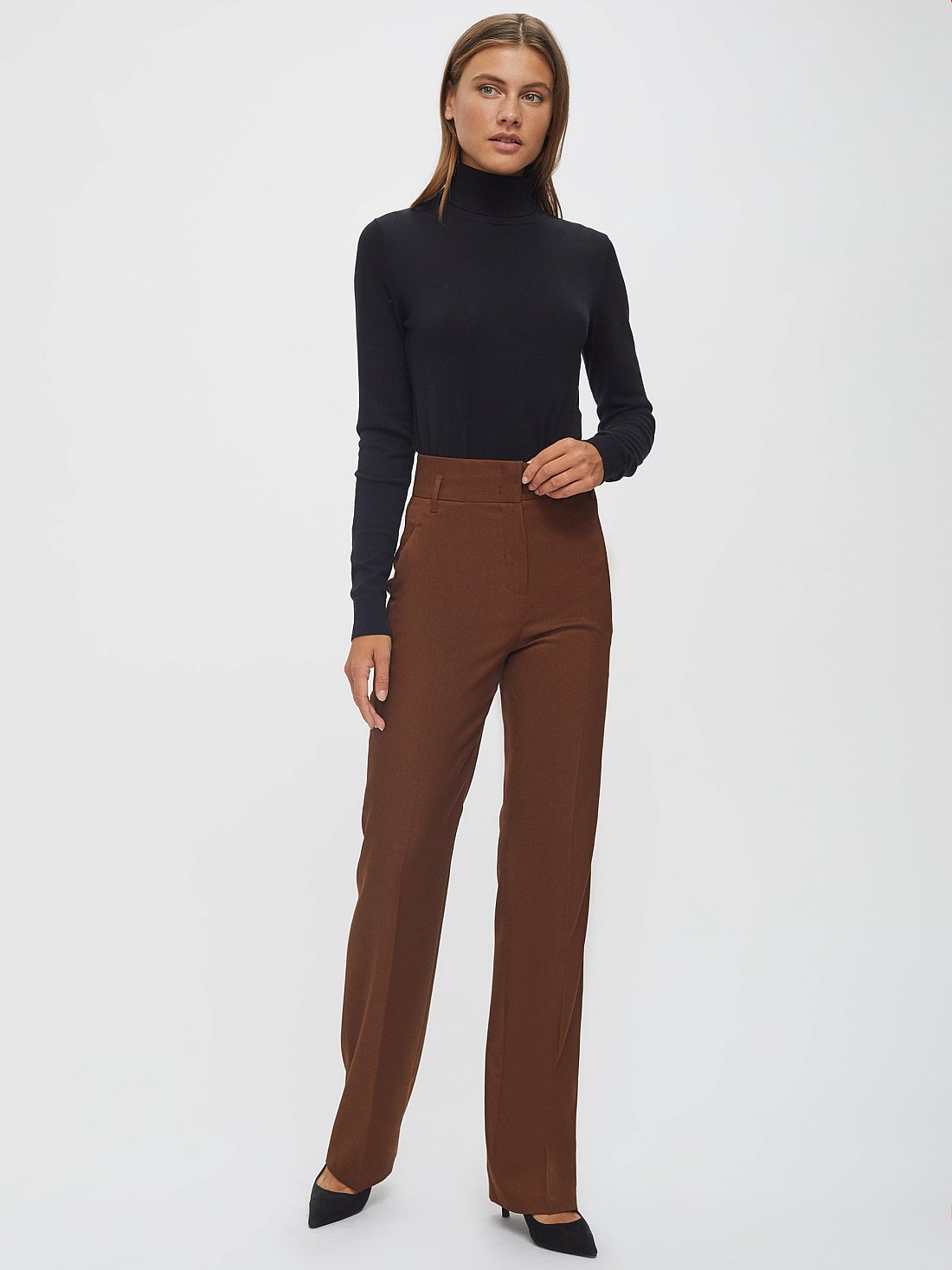 Брюки с широким поясом: фото №1