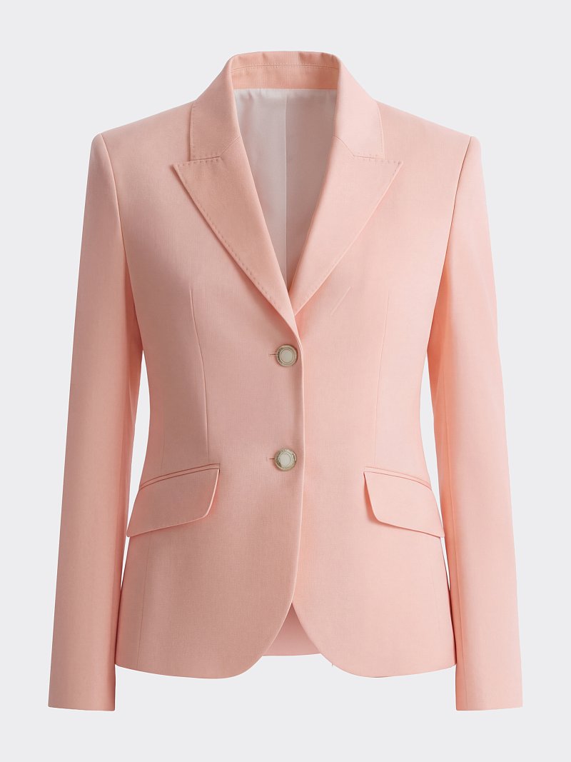 Приталенный жакет из хлопка