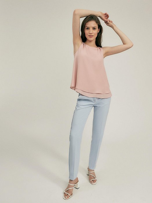 Двухслойный свободный топ: фото №2