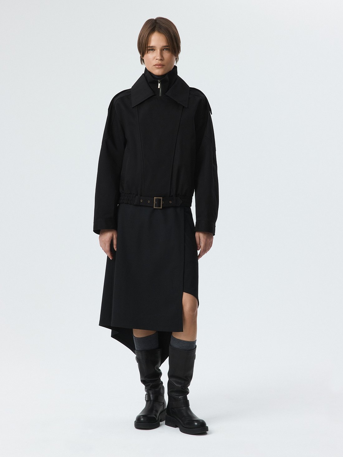 Объемная куртка из хлопка: фото №1