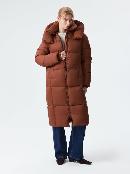 Длинный пуховик : фото №9