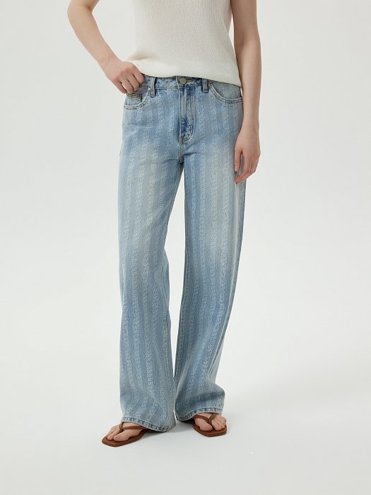 Джинсы с принтом: фото №3