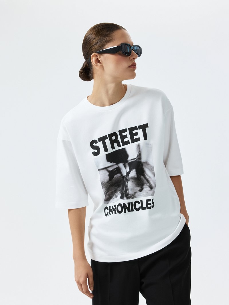 Футболка с принтом