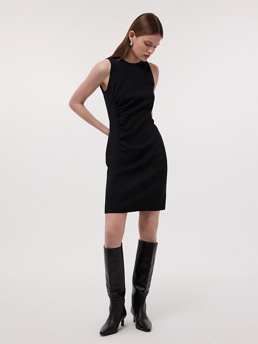 Платье-мини с драпировками: фото №3