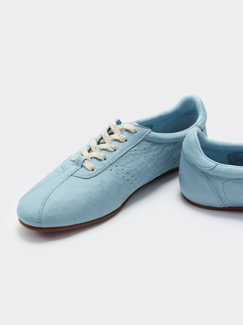 Кроссовки из натуральной кожи 