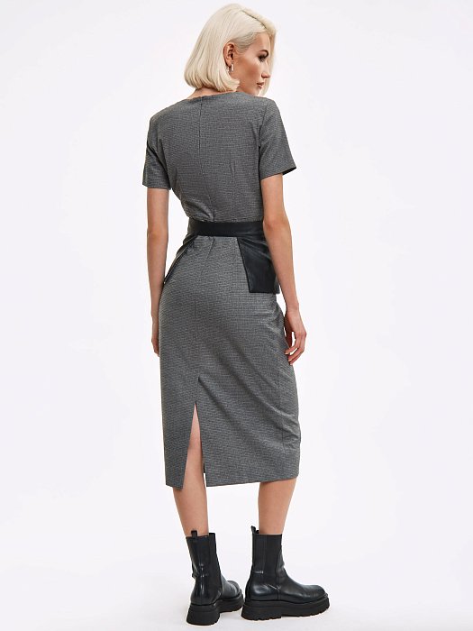 Платье с двусторонней баской: фото №5