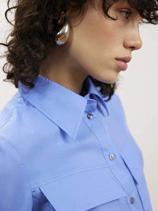 Укороченная рубашка: фото №6