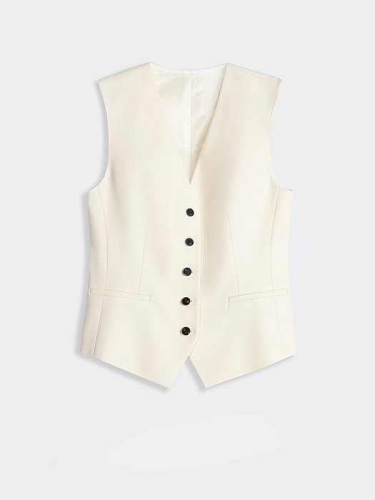 Однобортный жилет на пуговицах: фото №8