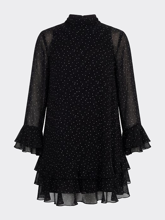 Шифоновое платье с воланами: фото №8