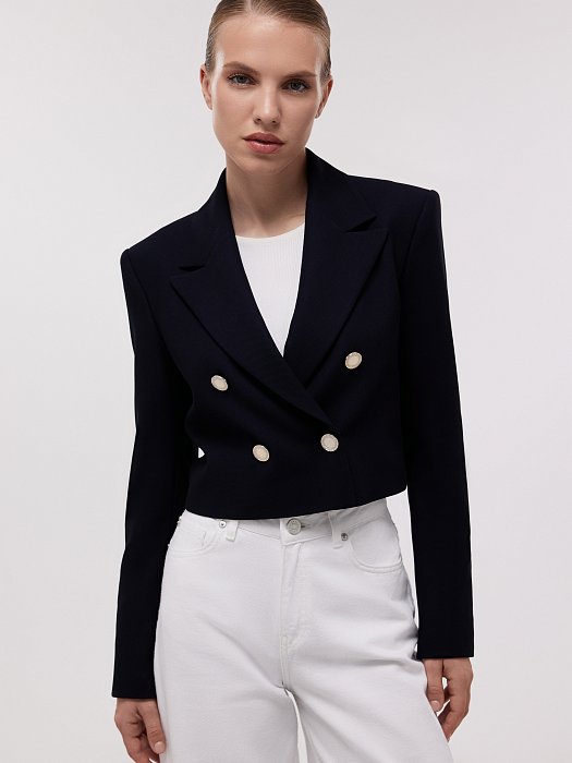 Укороченный жакет: фото №3