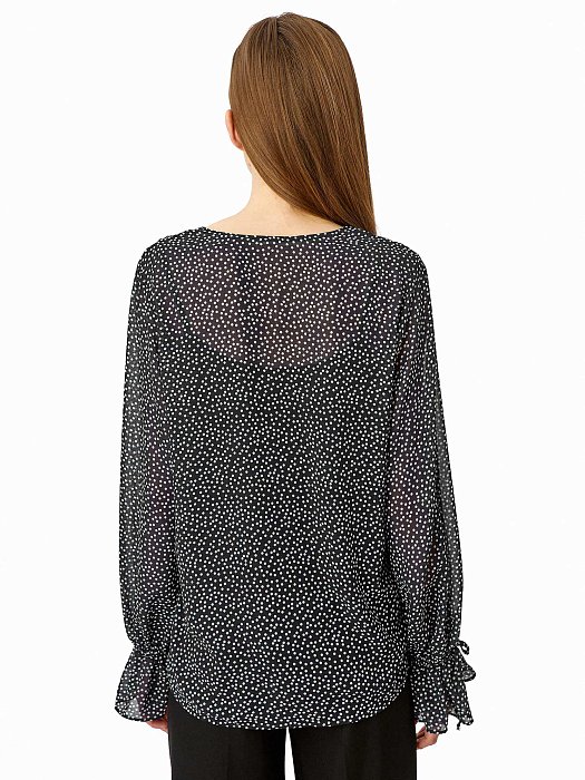 Свободная блуза из шифона: фото №5