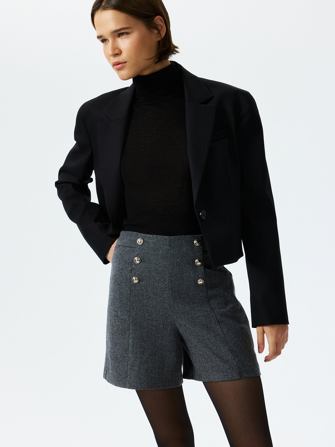 Шорты из твида: фото №1