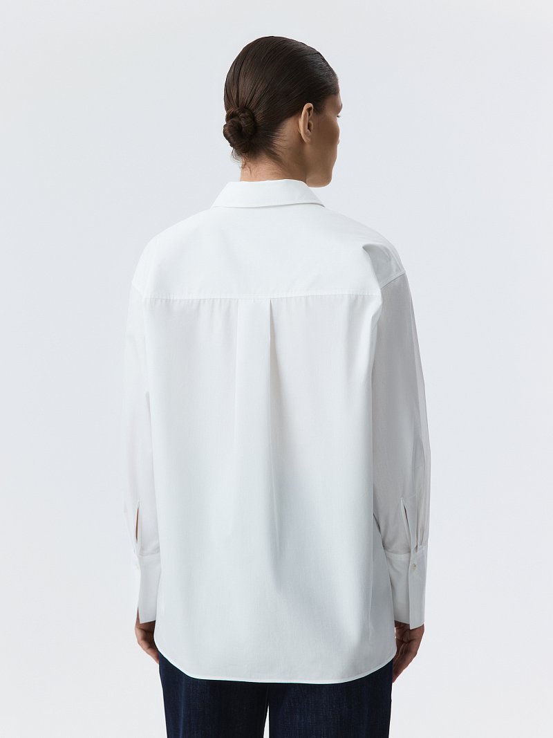 Свободная рубашка из хлопка