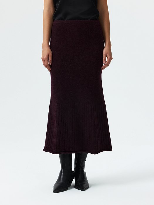 Вязаная юбка с шерстью: фото №2