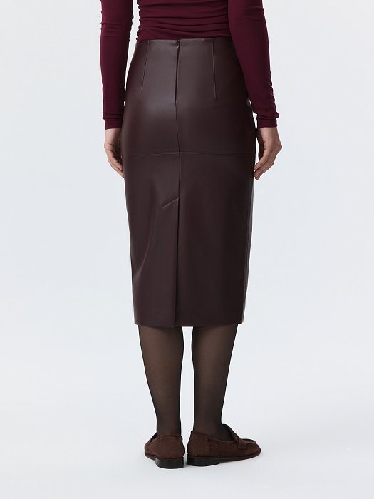 Юбка-карандаш из экокожи : фото №5