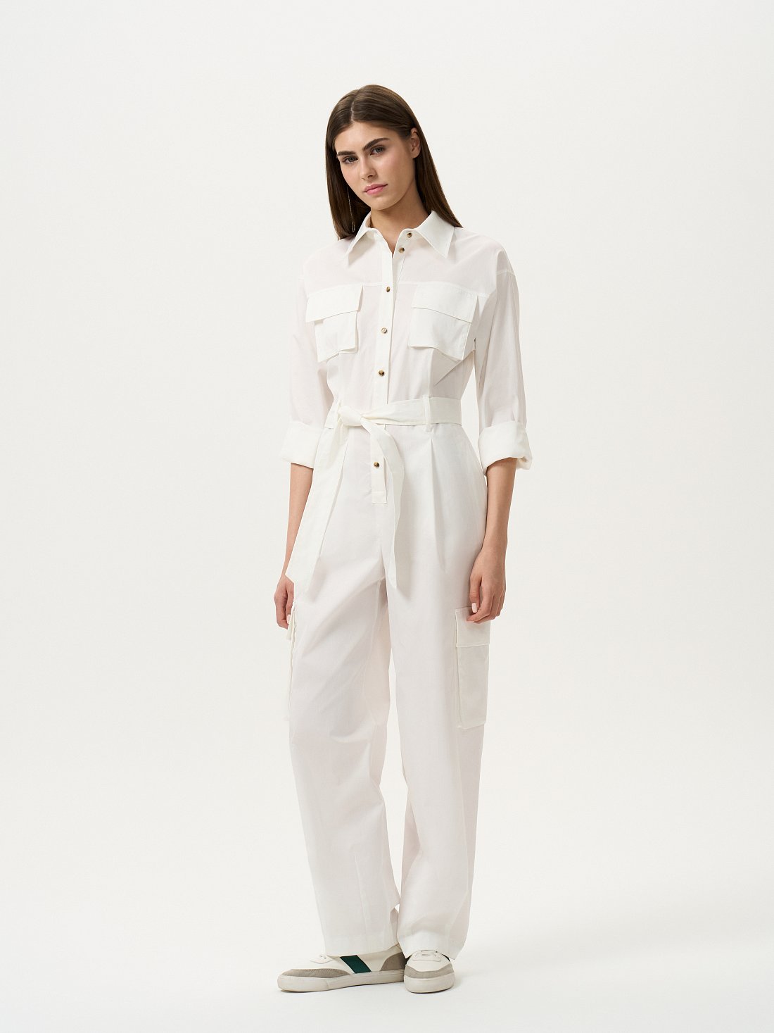 Комбинезон-карго из хлопка: фото №1