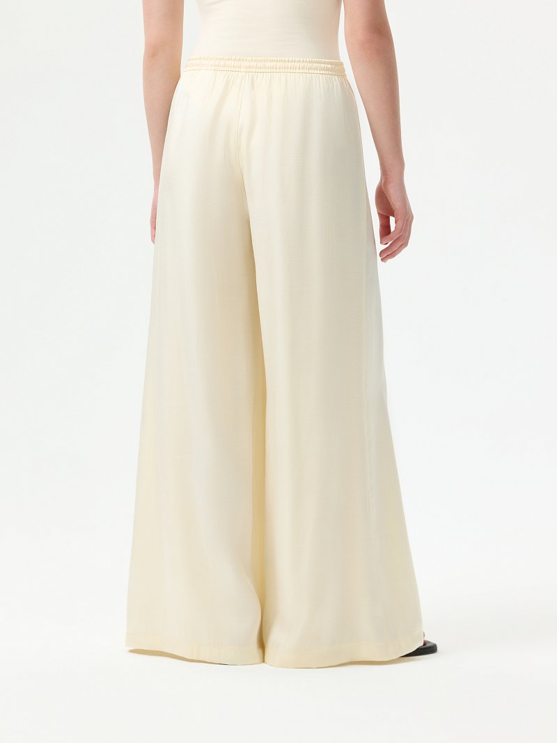 Атласные брюки на кулиске