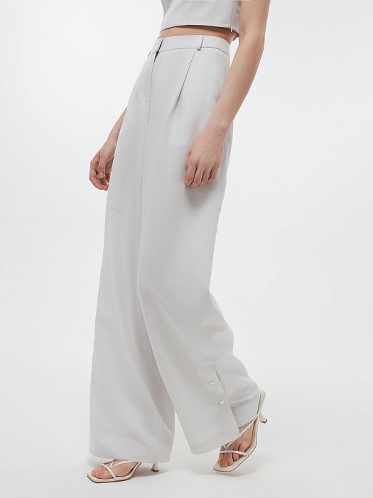 Широкие брюки со льном: фото №2