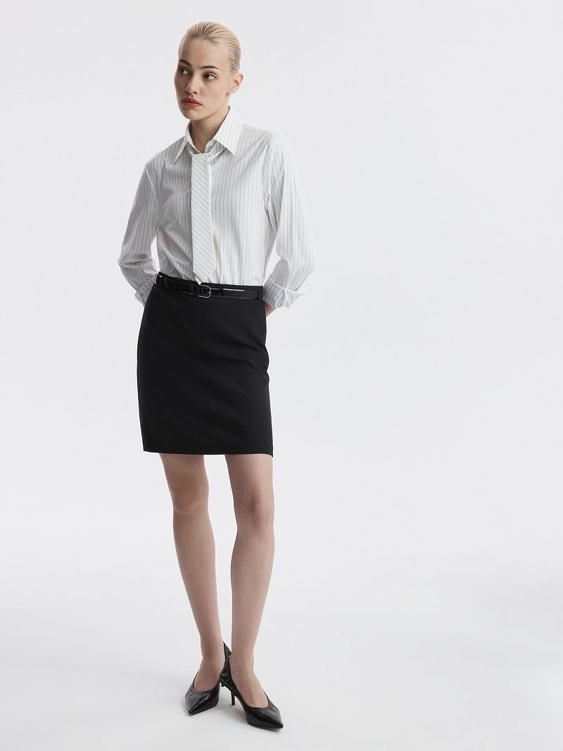 Мини-юбка из хлопка