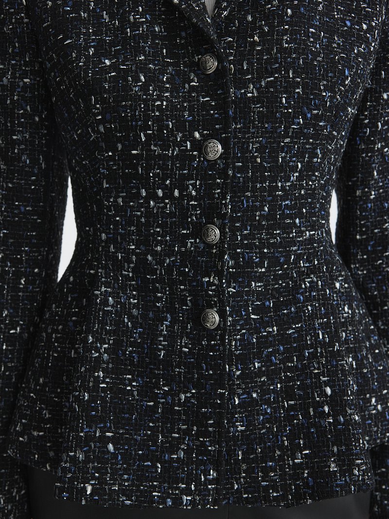 Твидовый жакет с хлопком