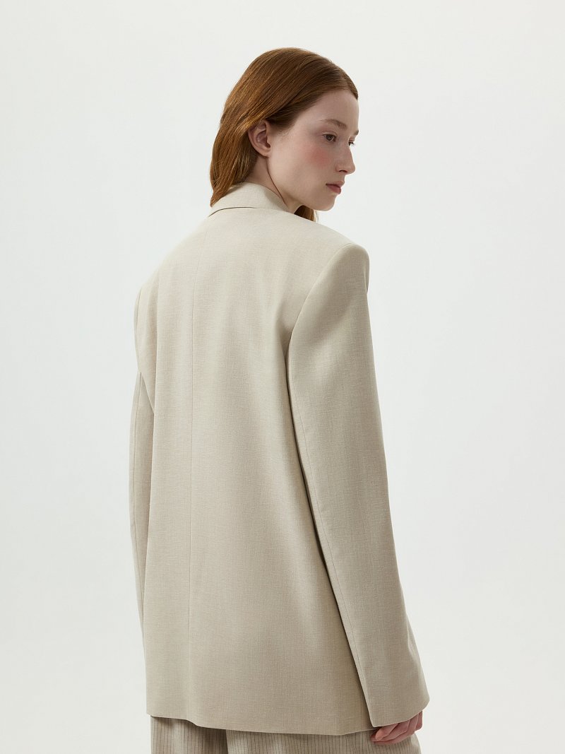 Жакет со льном 