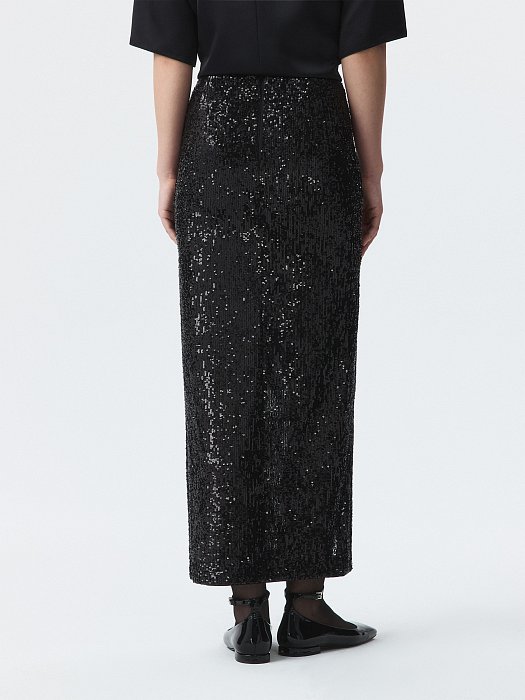 Юбка-макси с пайетками: фото №5