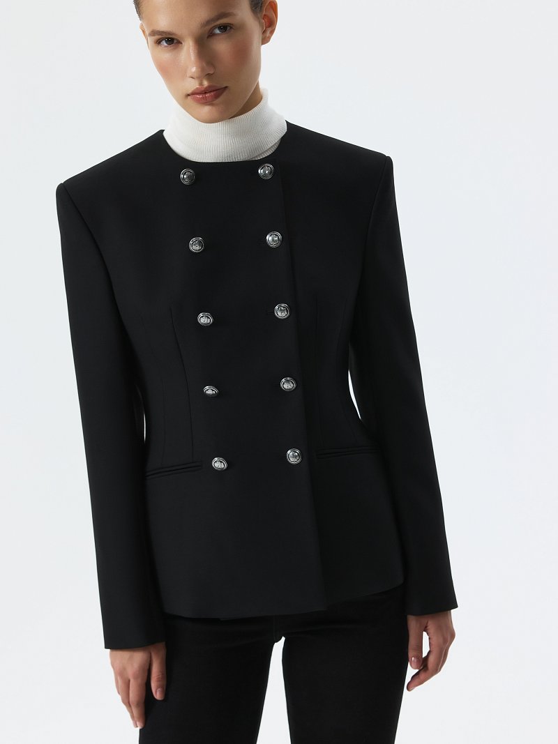 Жакет с круглым вырезом