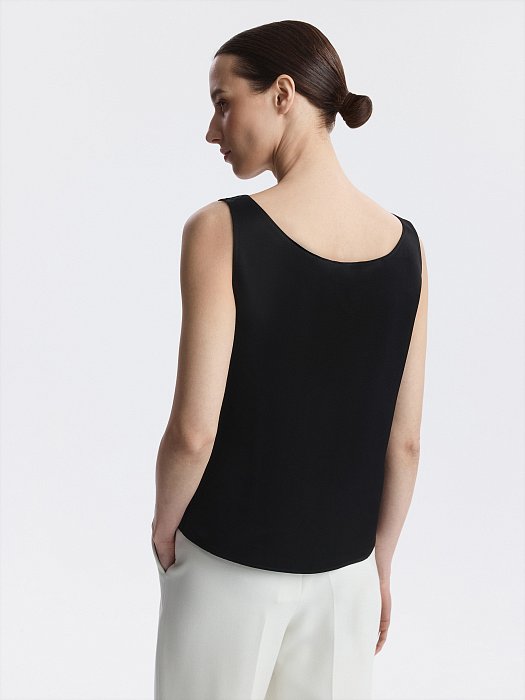 Топ из атласной ткани: фото №5