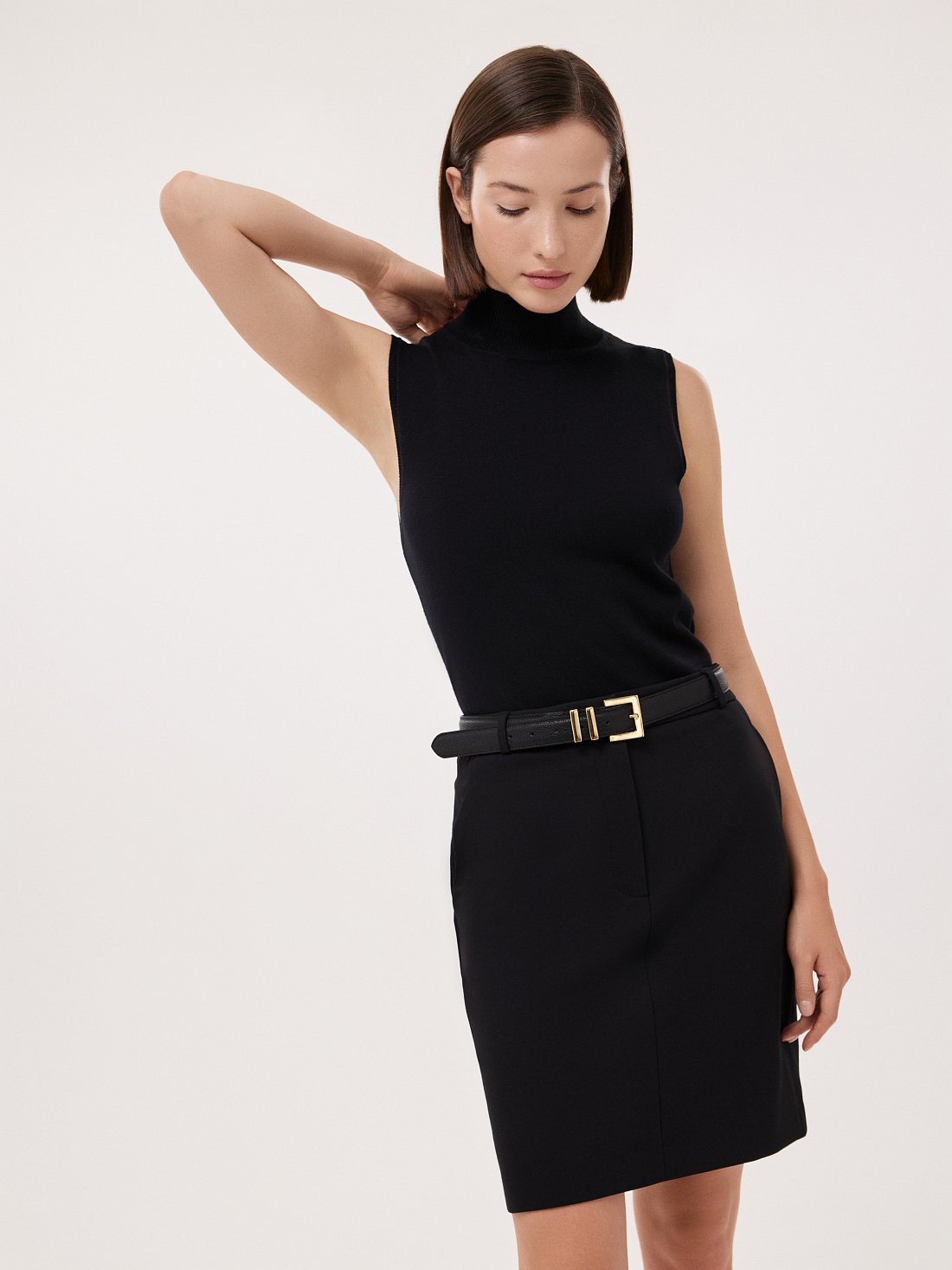 Юбка-мини прямого кроя: фото №1