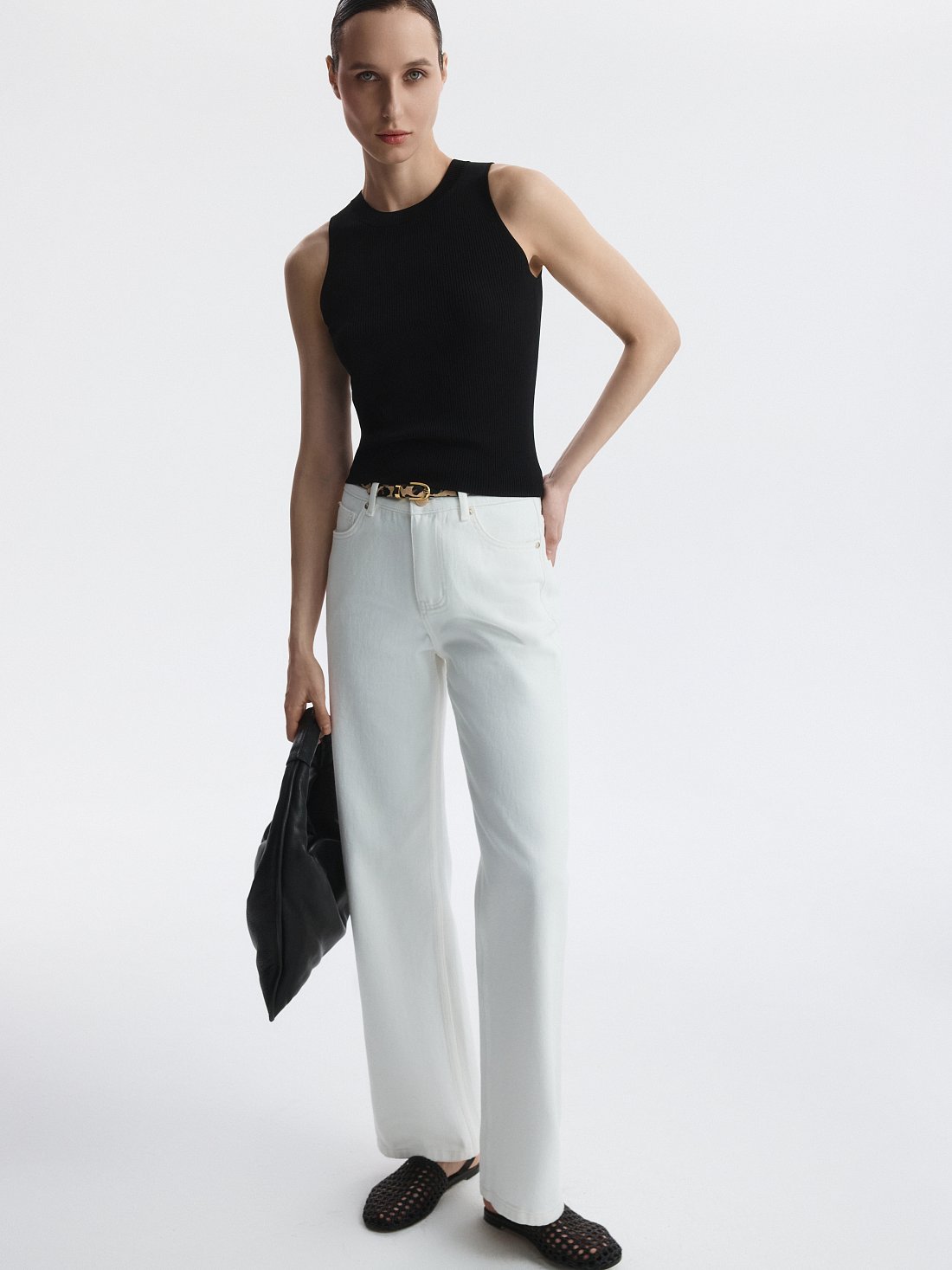 Укороченный топ из вискозы: фото №1