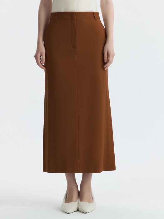 Прямая юбка из вискозы: фото №2