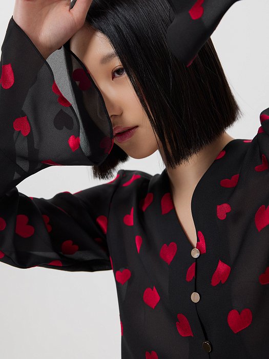 Блуза с сердечками: фото №4