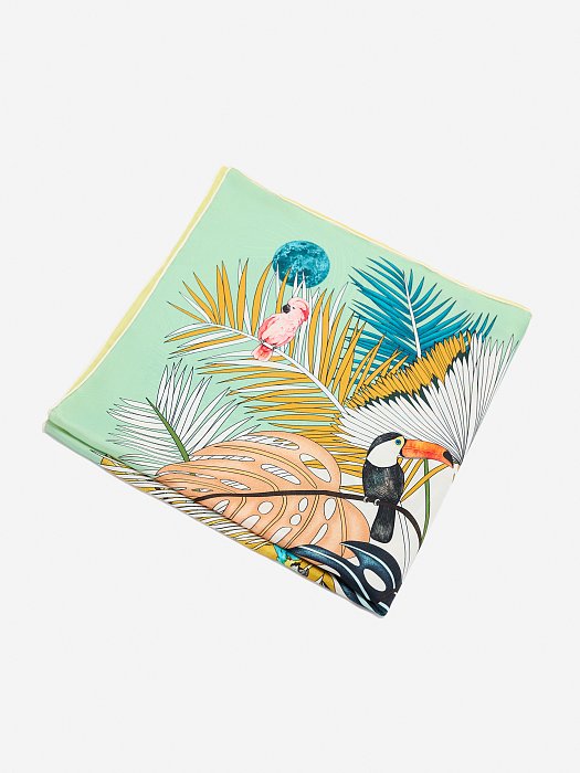 Платок с натуральным шелком: фото №6